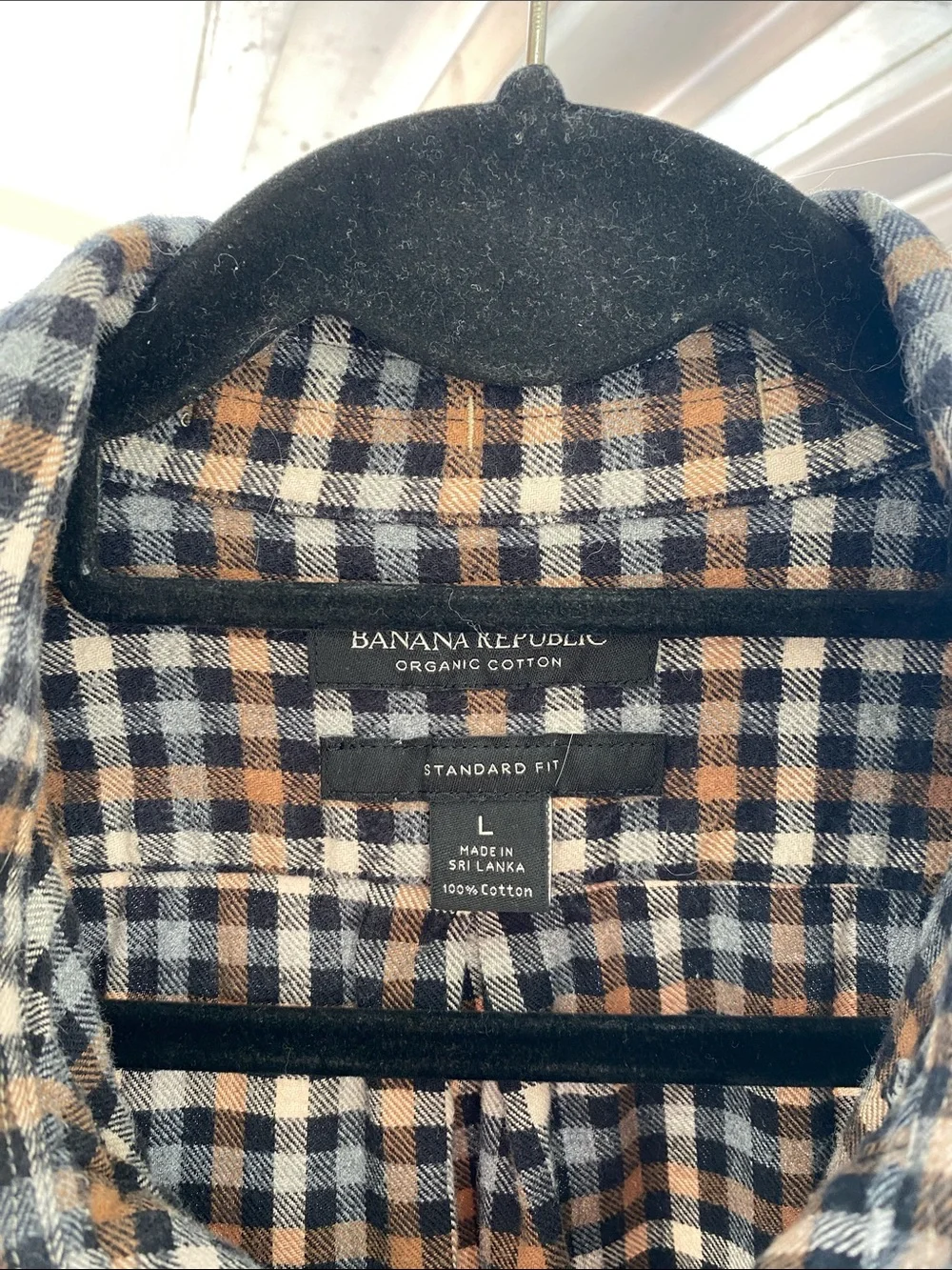 BANANA REPUBLIC 100% Cotton Flannel Shirt